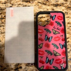Wildflowers Pink Butterfly and Cherry Phone Case 13